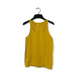 All In Motion Fitted Athletic Tank Yellow Size M